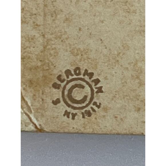 Antique 1918 Ephemera Postcard New Year Wishes Young Child Skiing/Sled Downhill - Picture 6 of 6